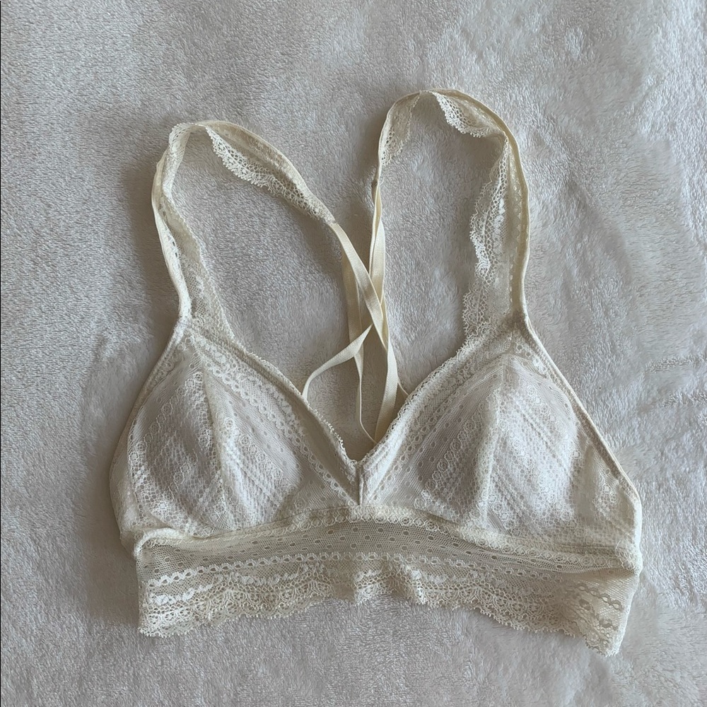 Aeropostale Lace Criss Cross Bralette